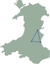 Wales road trip triangle